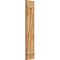 Ekena Millwork Joined Board-n-Batten Shutters w/Z-Bar, Rough Sawn Western Red Cedar, 10 3/4W x 53H, PR RBJ06Z11X053RWR - alternate 4